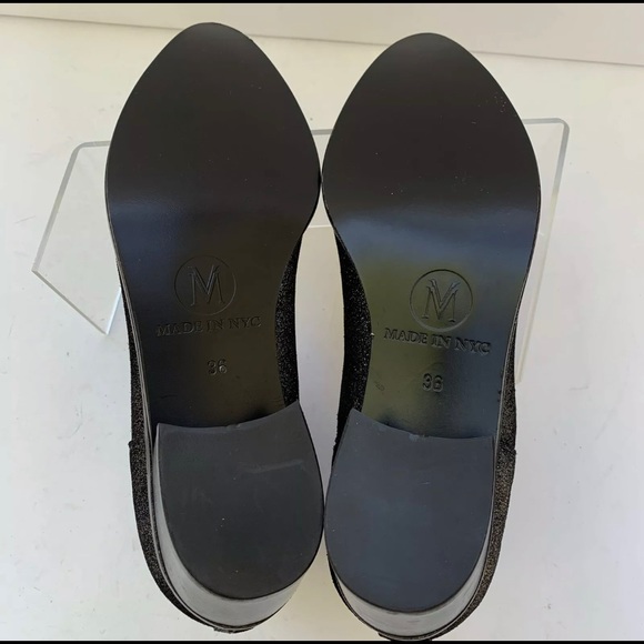 MODERN VICE NYC Ankle Sparkle Chelsea Black Boots - Sz 6.5 - Picture 3 of 6